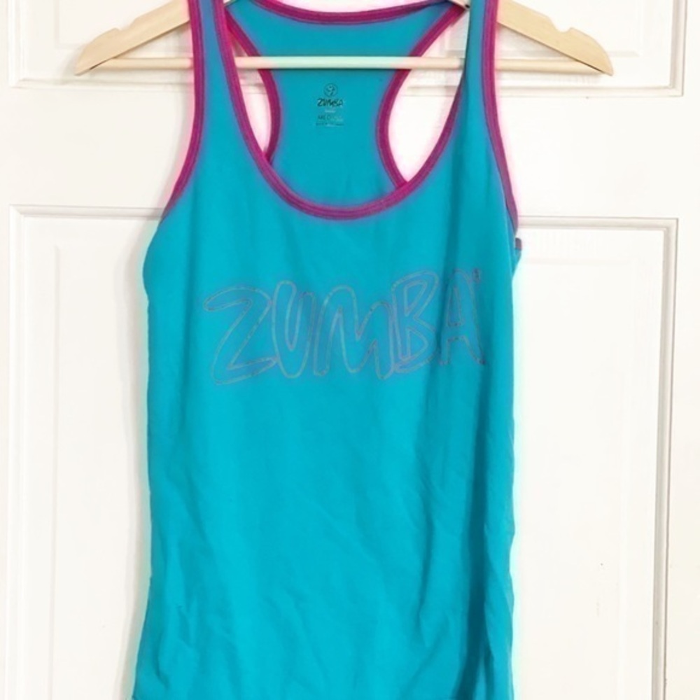 Zumba workout tank top.